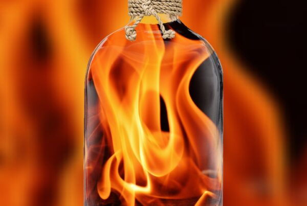 Luxurious marble fireplace in an elegant living room.